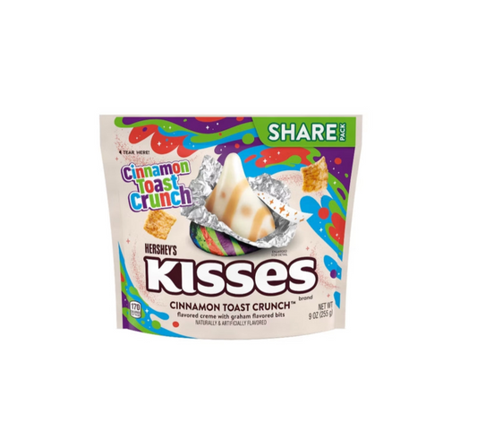 Hershey's Kisses Cinnamon Toast Crunch Bag Front View