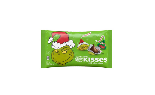 Hershey's Kisses How The Grinch Stole Christmas Milk Chocolate Bag Front View