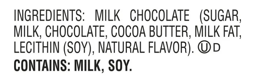 Hershey's Kisses How The Grinch Stole Christmas Milk Chocolate Ingredients