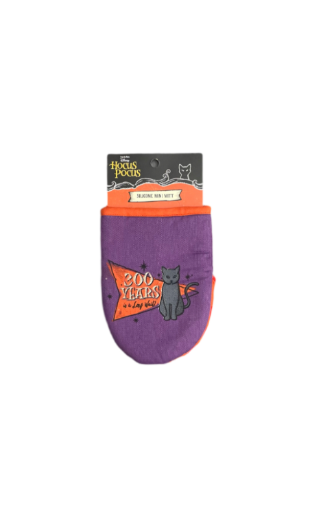 Hocus Pocus Silicone Oven Glove Mini Mitt 300 Years Is A Long Wait & Binx The Cat