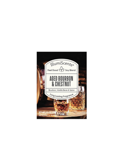 IllumiScents Wax Melts Aged Bourbon & Chestnut Front View