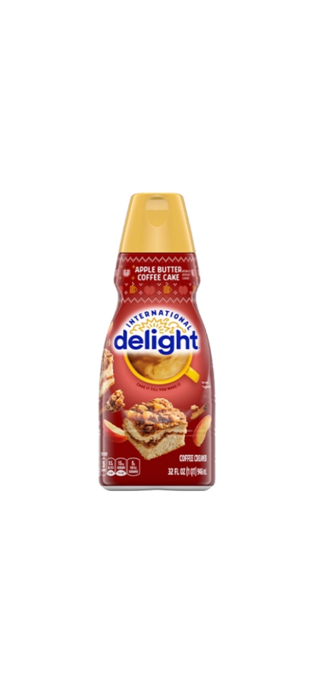 International Delight Liquid Coffee Creamer Apple Butter Coffee Cake Flavour