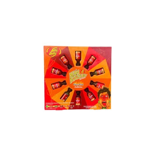 Jelly Belly Bean Boozled Fiery Five Collection Hot Sauce Set Front View