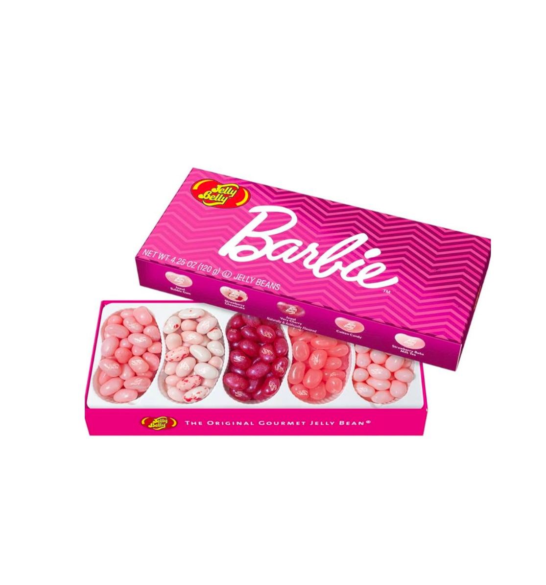 Jelly Belly Jelly Beans Barbie Open Box Front View
