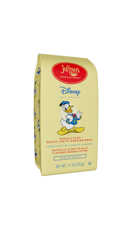 Joffrey’s Ground Coffee DONALD DUCK QUACK-TASTIC MORNING BREW Front View