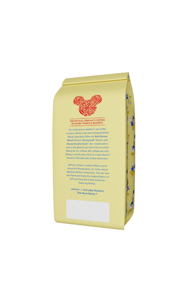 Joffrey’s Ground Coffee DONALD DUCK QUACK-TASTIC MORNING BREW Rear View
