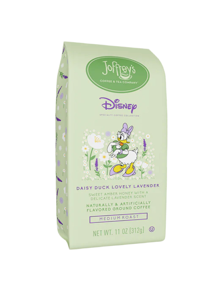 Joffrey's Ground Coffee Daisy Duck Lovely Lavender Front Of Bag 