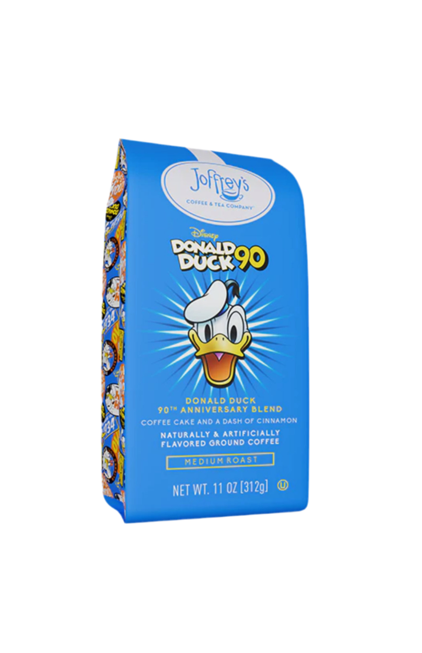 Joffrey's Ground Coffee Donald Duck 90th Anniversary Blend Front View