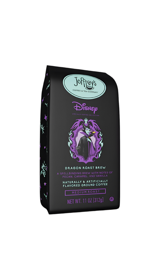 Joffrey’s Ground Coffee Dragon Roast Brew Front View