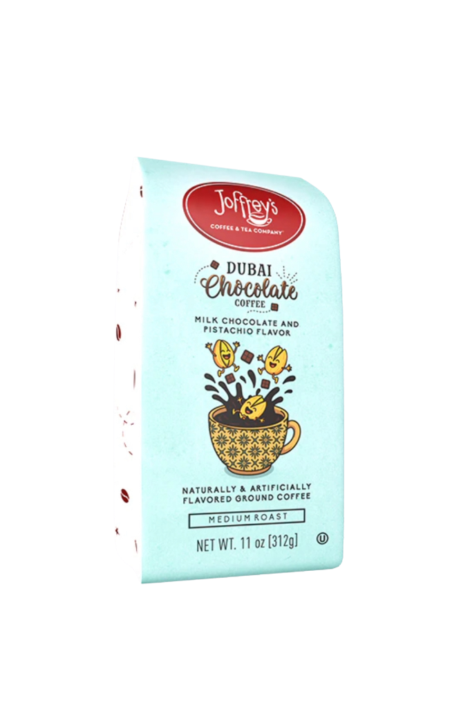 Joffrey’s Ground Coffee Dubai Chocolate Front View
