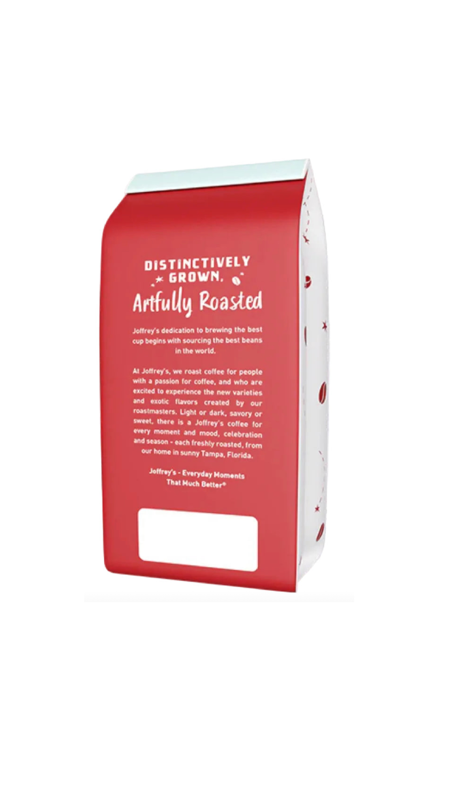 Joffrey’s Ground Coffee Dubai Chocolate Rear View