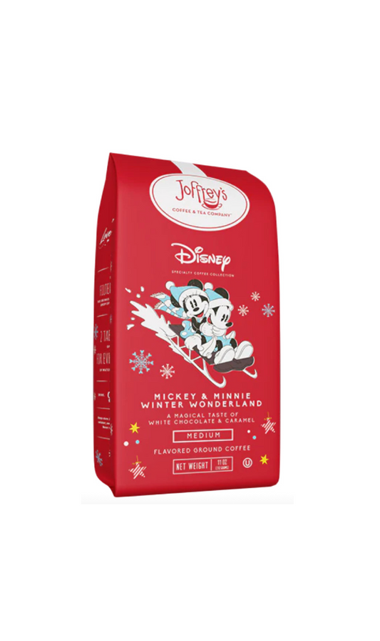 Joffrey's Ground Coffee Mickey & Minnie Winter Wonderland Front View