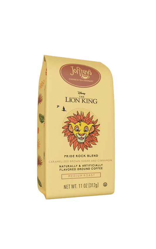 Joffrey’s Ground Coffee The Lion King Pride Rock Blend Front View