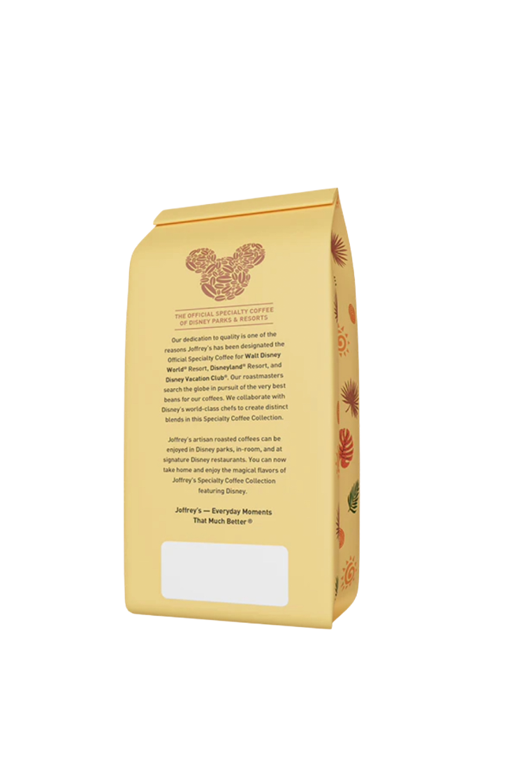 Joffrey’s Ground Coffee The Lion King Pride Rock Blend Rear View