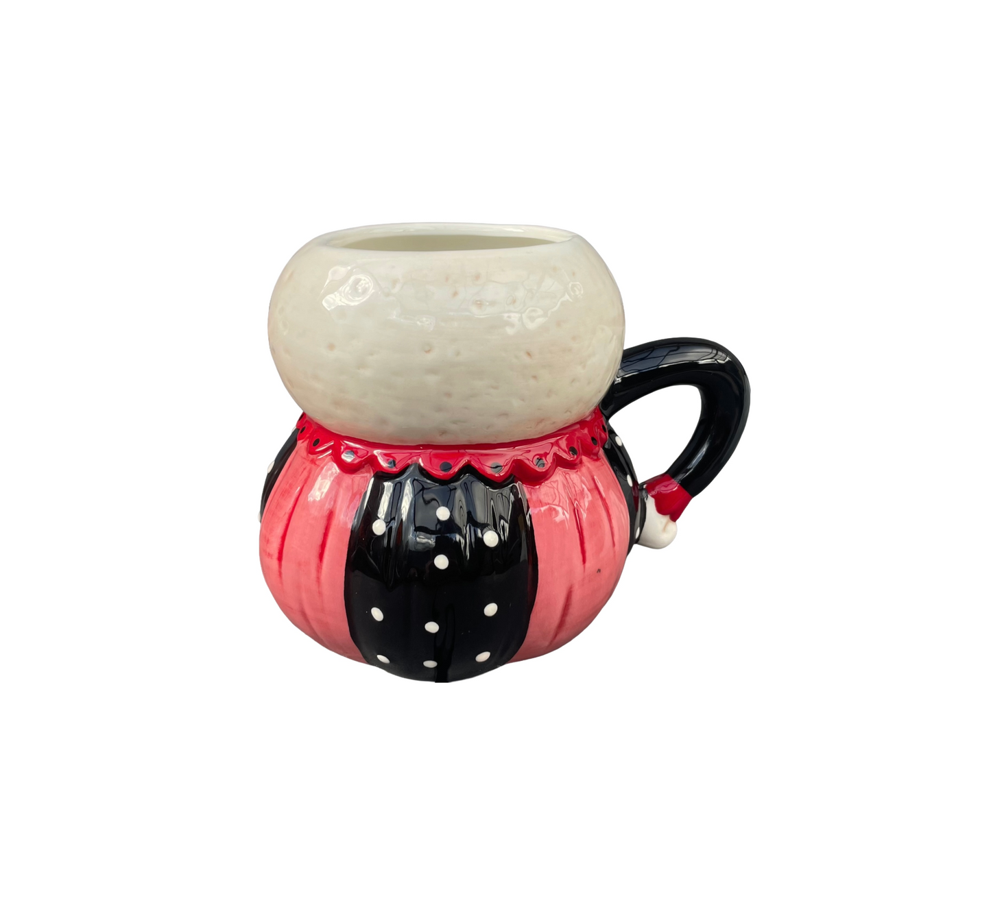 Johanna Parker Carnival Cottage Luna Moon Red Valentine’s Day Ceramic Mug Rear View