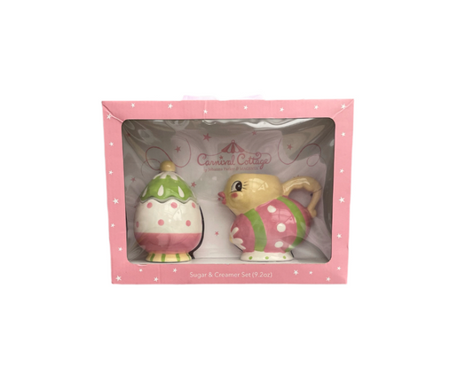 Johanna Parker Carnival Cottage Sugar And Creamer Set