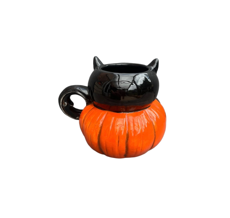 Johanna Parker Ceramic Mug Shocked Dapper Bat Rear View