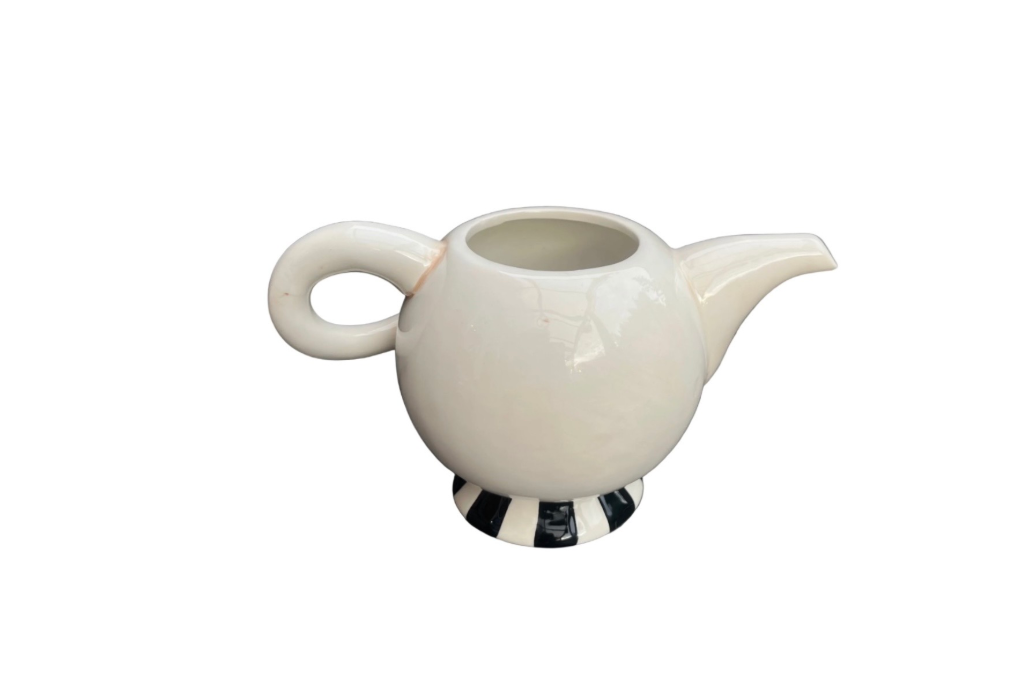 Johanna Parker Ceramic Teapot Ghost Rear View
