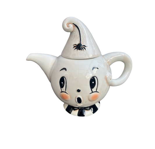 Johanna Parker Ceramic Teapot & Lid Ghost