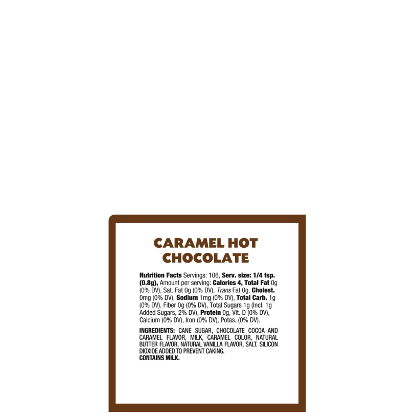 Kernel Season’s Popcorn Seasoning Caramel Hot Chocolate Nutritional Information And Ingredients