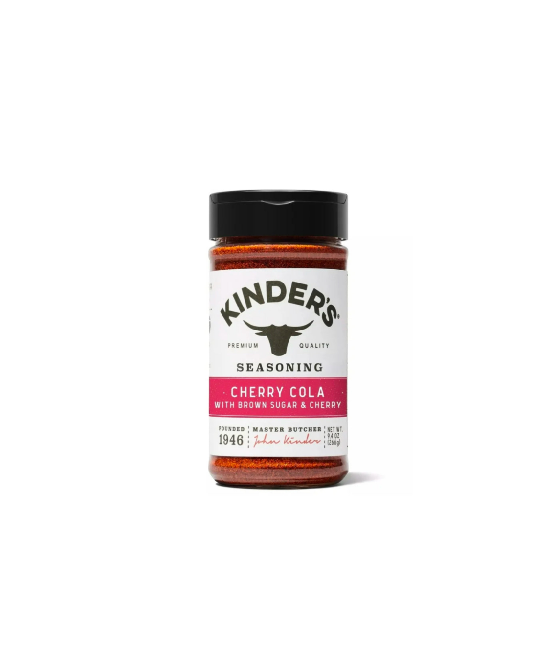 Kinders Seasoning Cherry Cola Bottle Front View