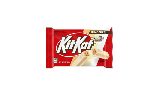 Kitkat Vanilla King Size Bar Front View