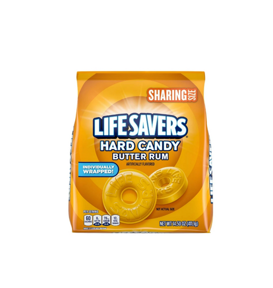 Lifesavers Hard Candy Butter Rum 