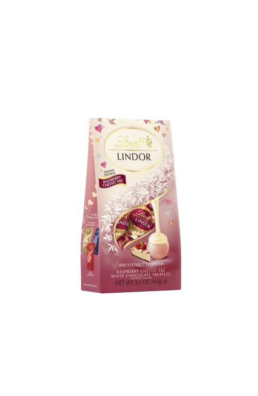 Lindt Lindor White Chocolate Truffles Raspberry Cheesecake