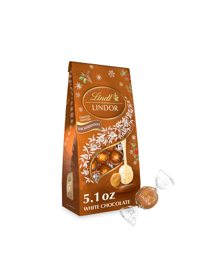 Lindt Lindor White Chocolate Truffles Snickerdoodle