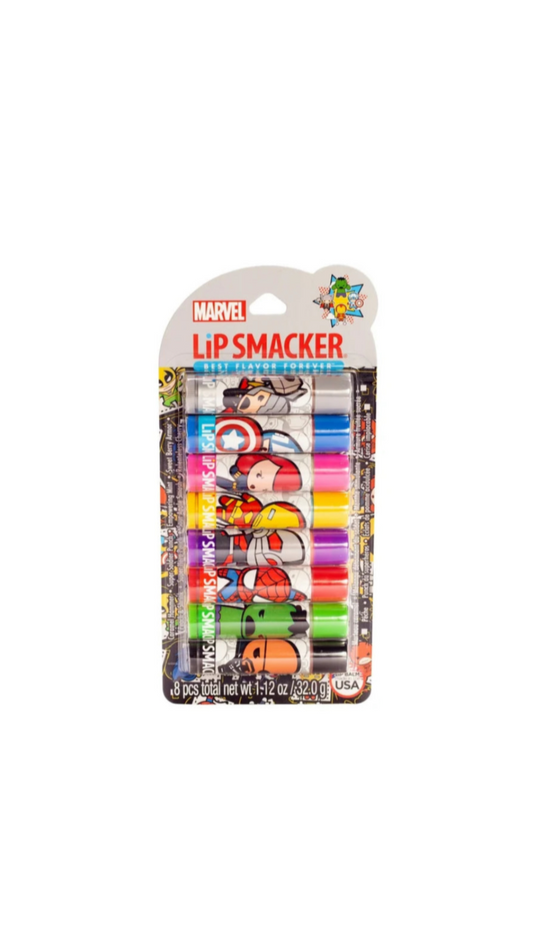 Lip Smacker 8 Piece Lip Balm Set Marvel Avengers