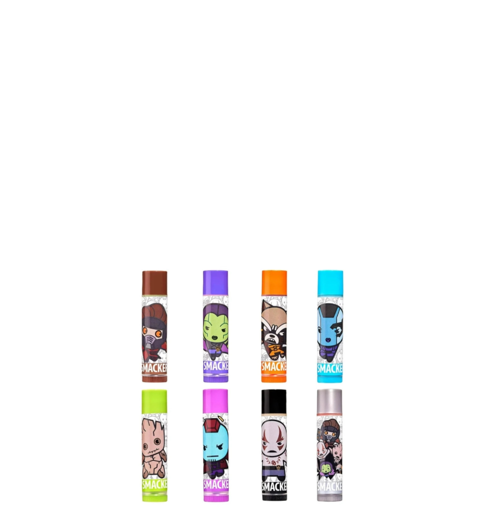 Lip Smacker 8 Piece Lip Balm Set Marvel Guardians Of The Galaxy Individual Sticks
