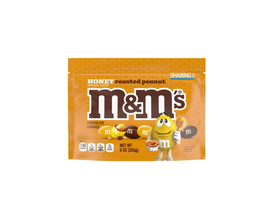 M&M’s Honey Roasted Peanut Front View
