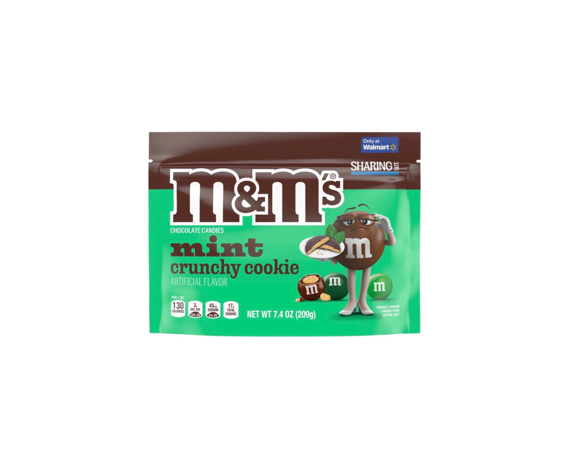 M&M’s Mint Crunchy Cookie