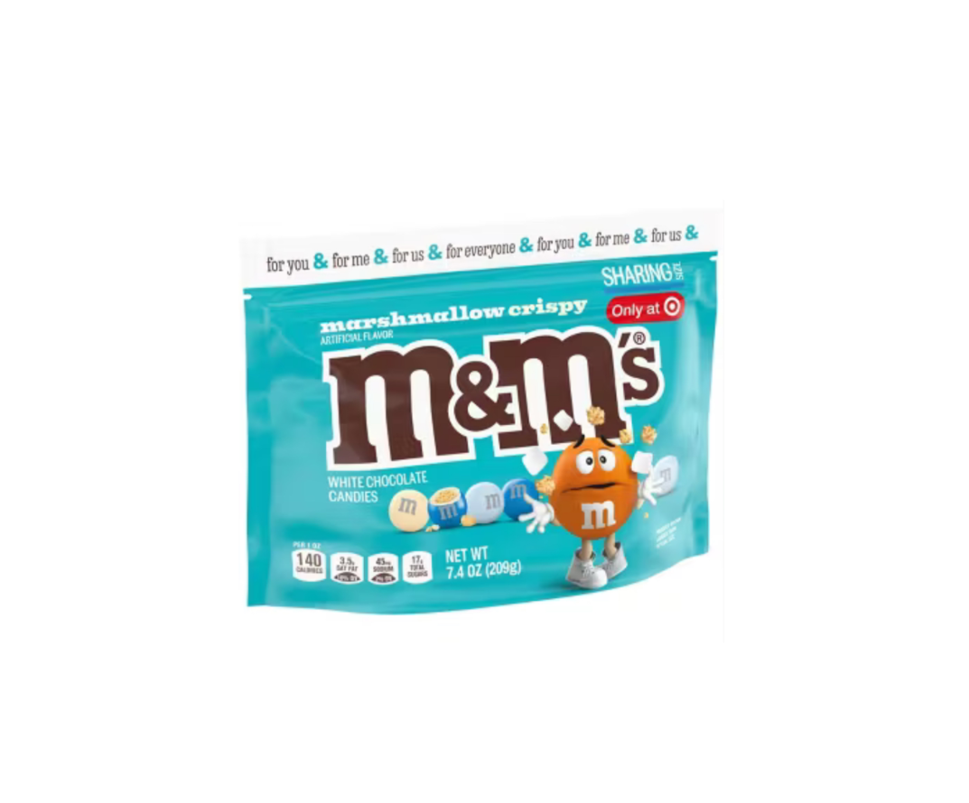 M&M’s White Chocolate Marshmallow Crispy