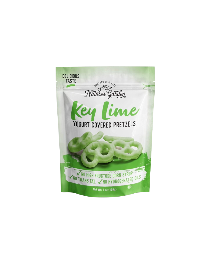 Nature’s Garden Key Lime Yoghurt Covered Pretzels