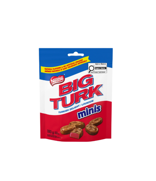 Nestle Big Turk Minis Bag Front View