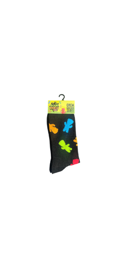 Novelty Crew Socks Sour Patch Kids