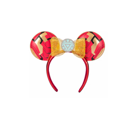 Official Headband Ears Marvel Iron Man Front View