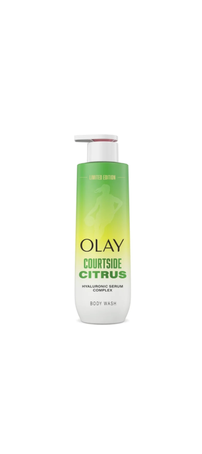 Olay & WNBA Collaboration Hyaluronic Serum Complex Body Wash Courtside Citrus