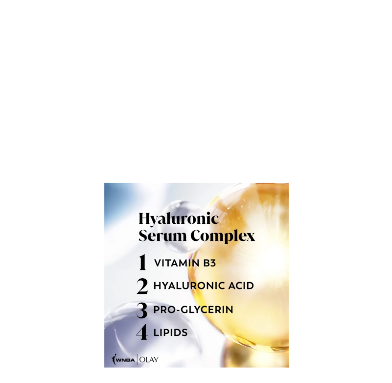 Olay & WNBA Collaboration Hyaluronic Serum Complex Body Wash Courtside Citrus Hyaluronic Serum Complex