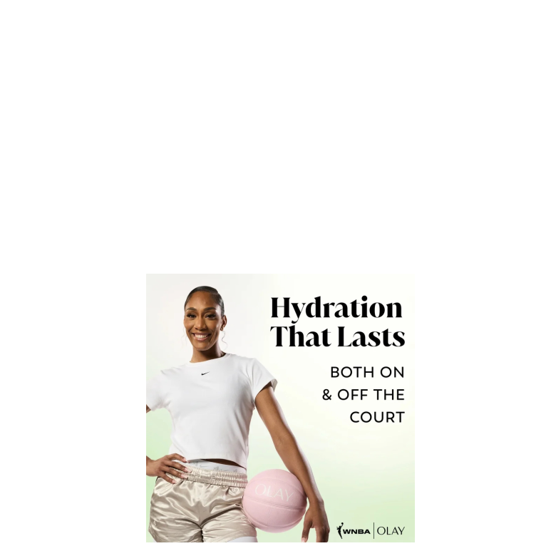 Olay & WNBA Collaboration Hyaluronic Serum Complex Body Wash Courtside Citrus Hydration That Lasts