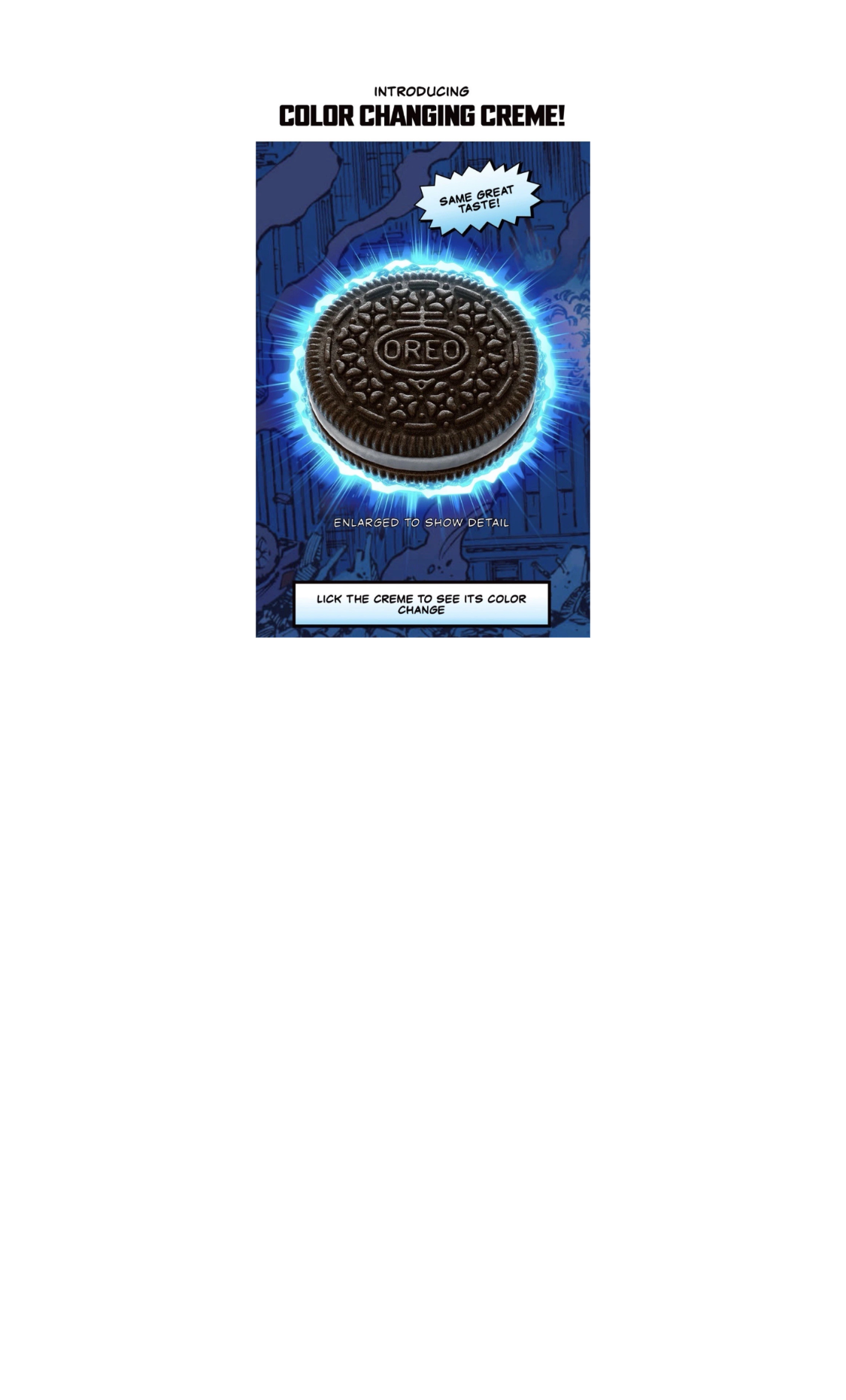 Oreo Marvel Stuf Of Legends Color Changing Creme