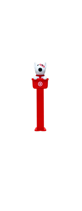 PEZ Target Bullseye In A Basket Dispenser 