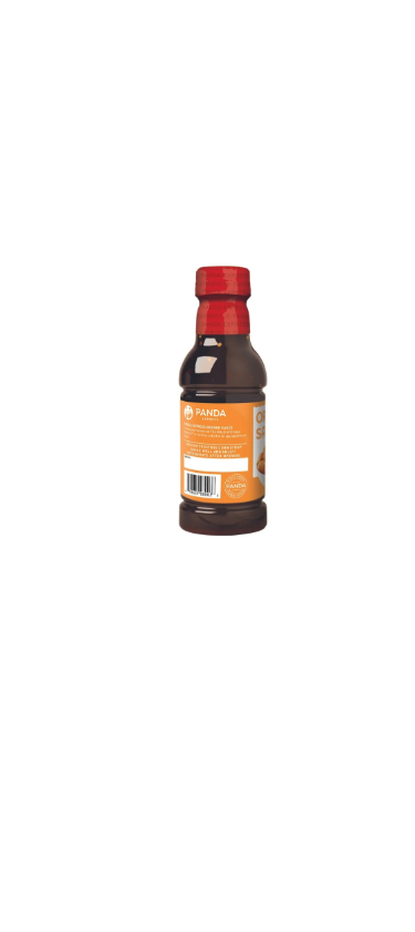 Panda Express Cooking Sauce Orange Bottle Rear View
