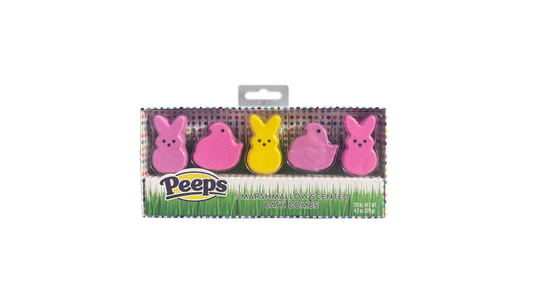 Peeps 5 Pack Bath Bombs Marshmallow Scented