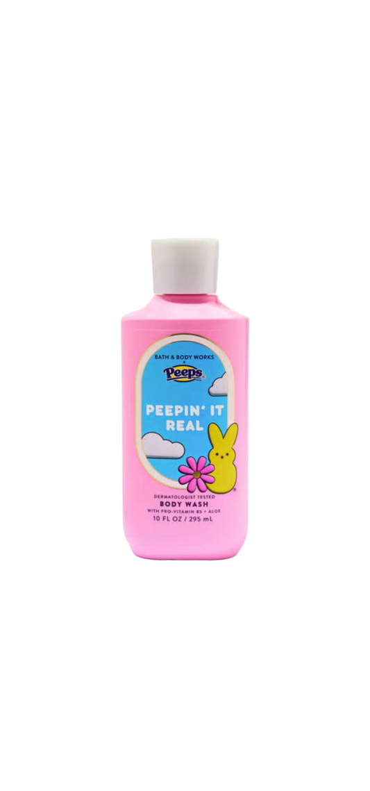 Peeps & Bath & Bodyworks Body Wash Peepin’ It Real