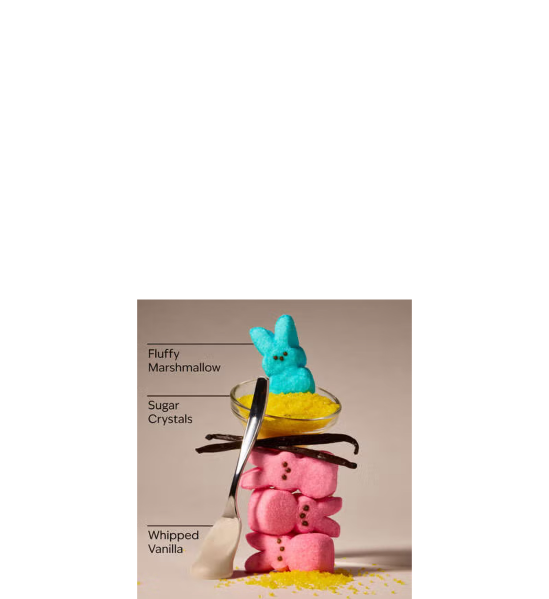 Peeps & Bath & Bodyworks Ultimate Hydration Body Cream Peepin’ It Real Fluffy Marshmallow Sugar Crystals Whipped Vanilla