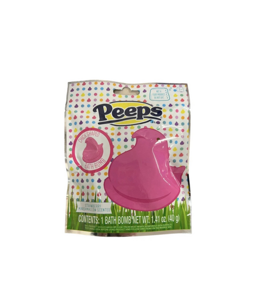 Peeps Chick Shaped Bath Bomb Strawberry Marshmallow
