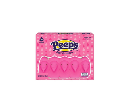 Peeps Marshmallow Chicks Pink Packet Front View