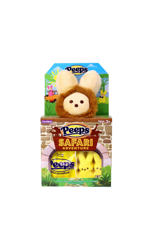Peeps Plush Gift Set Safari Adventure Bunny Front View